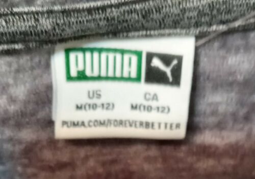 Puma Kids Boys Full Zip Medium Grey Jacket Size Medium (10-12) Sweater - Picture 4 of 4