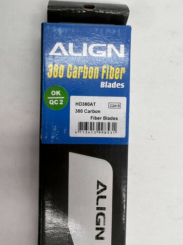 ALIGN HD380AT 380 CARBON FIBER HIGH PERFORMANCE BLADES - Picture 2 of 4