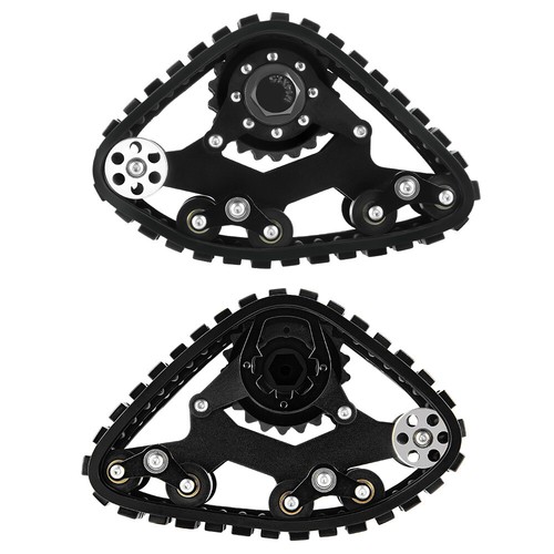 Snow Tracks Wheels For 1/10 RC Axial SCX10 TRX4 Offroad Crawler Car Wheel Hub - Picture 3 of 19