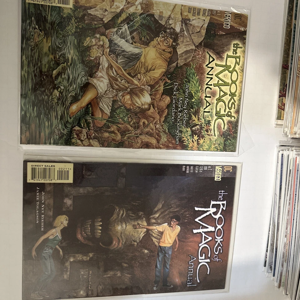 BOOKS OF MAGIC 1-75 ANNUAL 1 2 FULL RUN LOT COMPLETE SET HELLBLAZER VERTIGO - Image 2 of 4