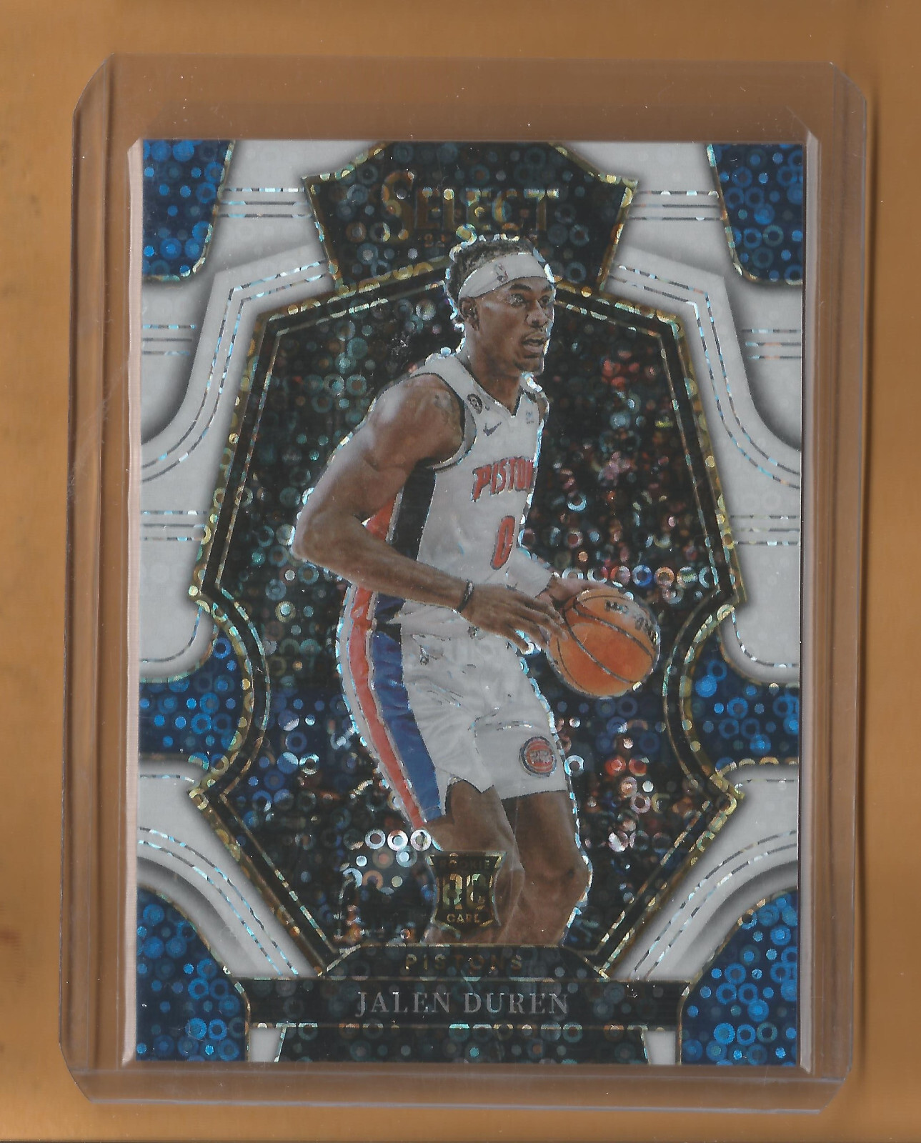JALEN DUREN 2022-23 SELECT PREMIER LEVEL ROOKIE WHITE DISCO RC 71/75 PISTONS!