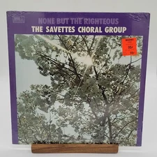 Brand New Sealed The Savettes Choral Group None But The Righteous Record Album 