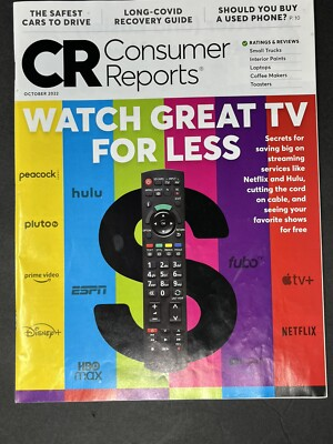 #ad #ad Consumer Reports Magazine 2022 October $4.99
