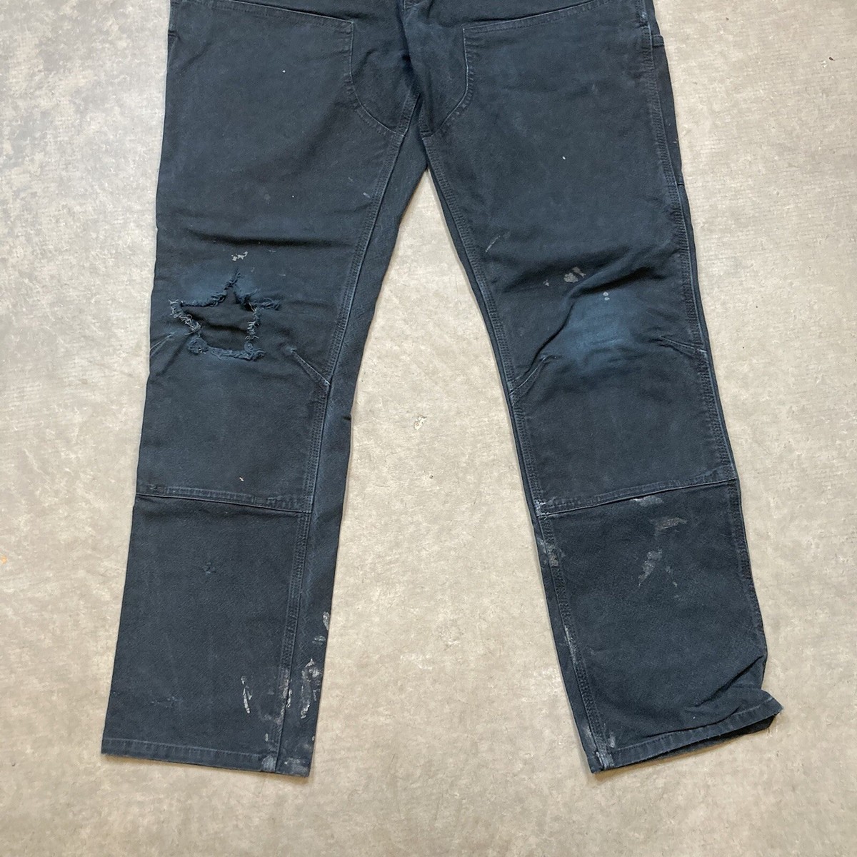 Carhartt Pants 34 X 32 00s Distressed Double Knee Work-wear