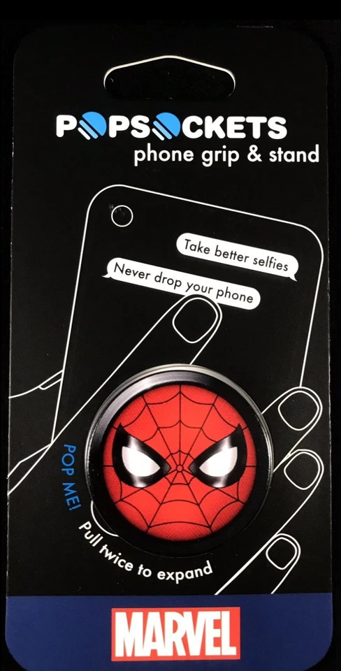 Official Marvel DC Phone Pop Socket Spiderman Iron Man Wonder Woman Batman - Image 2 of 4