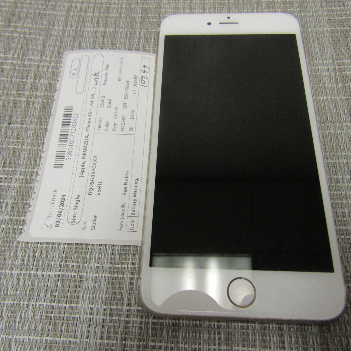 Apple - 美品　iPhone 6s Plus 本体　✴︎シン Apple iPhone 6s Plus - For Sale - ebay.com