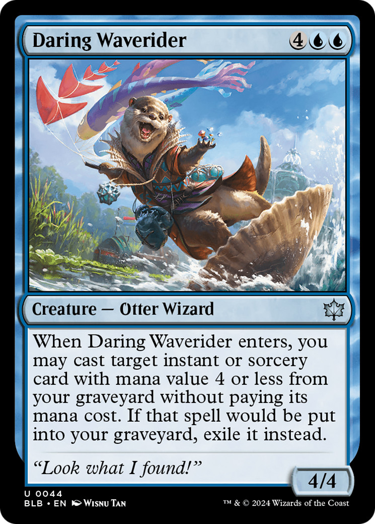 x1 Daring Waverider BLB Bloomburrow MTG 44 UNCOMMON M/NM 1x