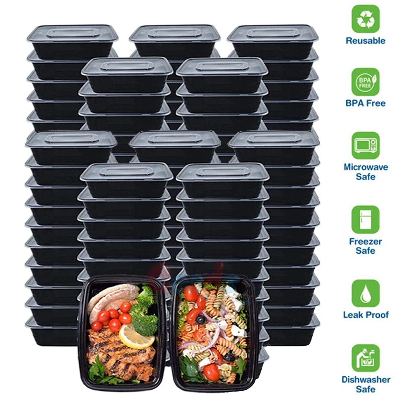 Kitchen Meal Prep Containers Reusable Microwavable Meal Storage Food Prep  Lunch Box Food Storage Box With Lids For Kitchen