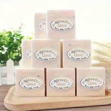 Barra de Jabón de Leche de Arroz Tailandia Original Hecho a Mano Gluta Colágeno para Rostro y Cuerpo