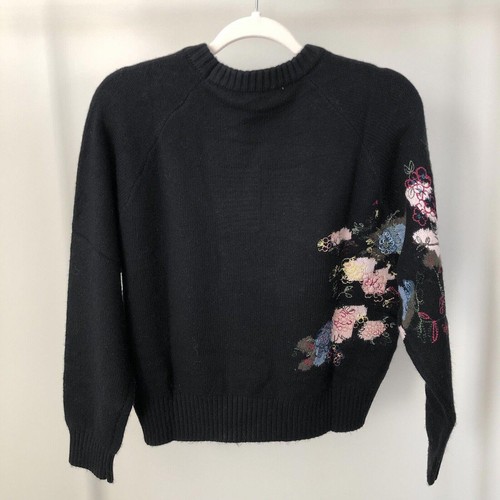 CD Black Embroidery Sweater NWT - Picture 2 of 3