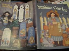 Sunshine Garden Painting Book-Olson-Cats/Buildings/People/Angels/Birdhouses
