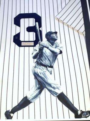 BABE RUTH, LOU GEHRIG, JOE DIMAGGIO & MICKEY MANTLE SIGNED