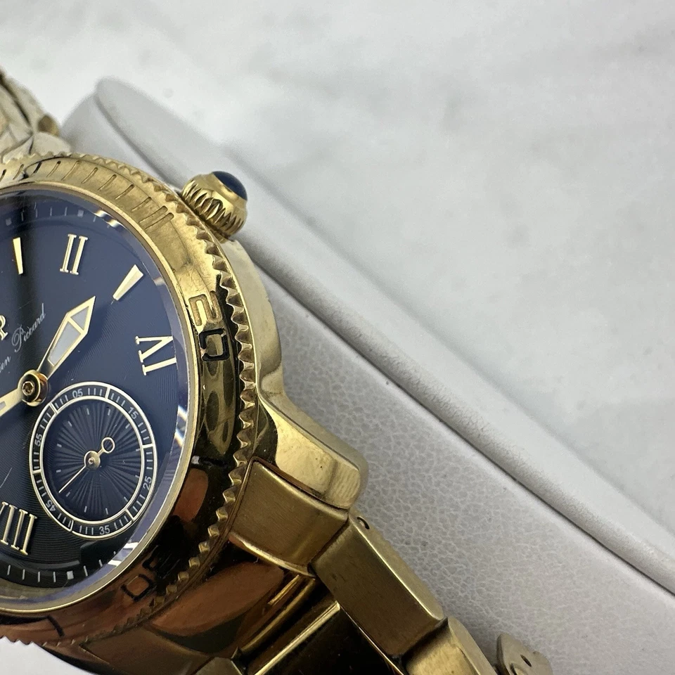 Lucien Piccard Misty Rose Feminino 3 Mãos Tom Dourado 38mm Estojo, Tem Nova Bateria - Imagem 4 de 4