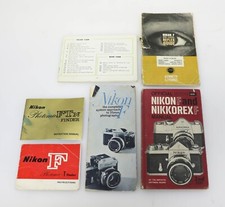 Nikon F Brochures and Books - LOT OF 6