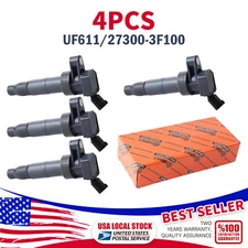 UF611 4X Ignition Coils For Hyundai Genesis Sonata Tucson Kia Optima Brand New