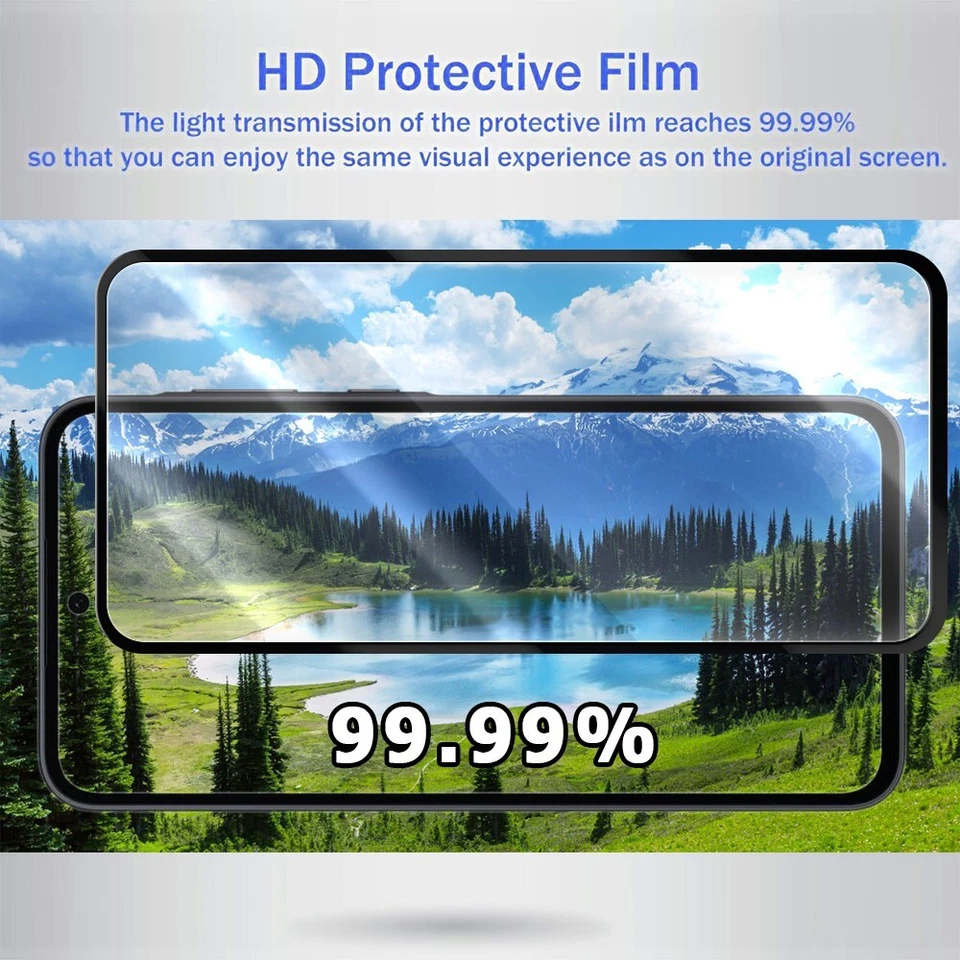 Anti-Bubble Tempered Glass Screen Protector Soft Case for Nokia X30 5G CellPhone - Image 4 of 4