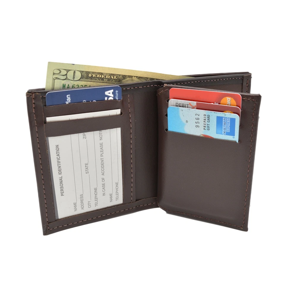 Perfect Fit Police Badge Wallet Blackinton Oval Style - Choice RFID Brown Black - Image 4 of 4