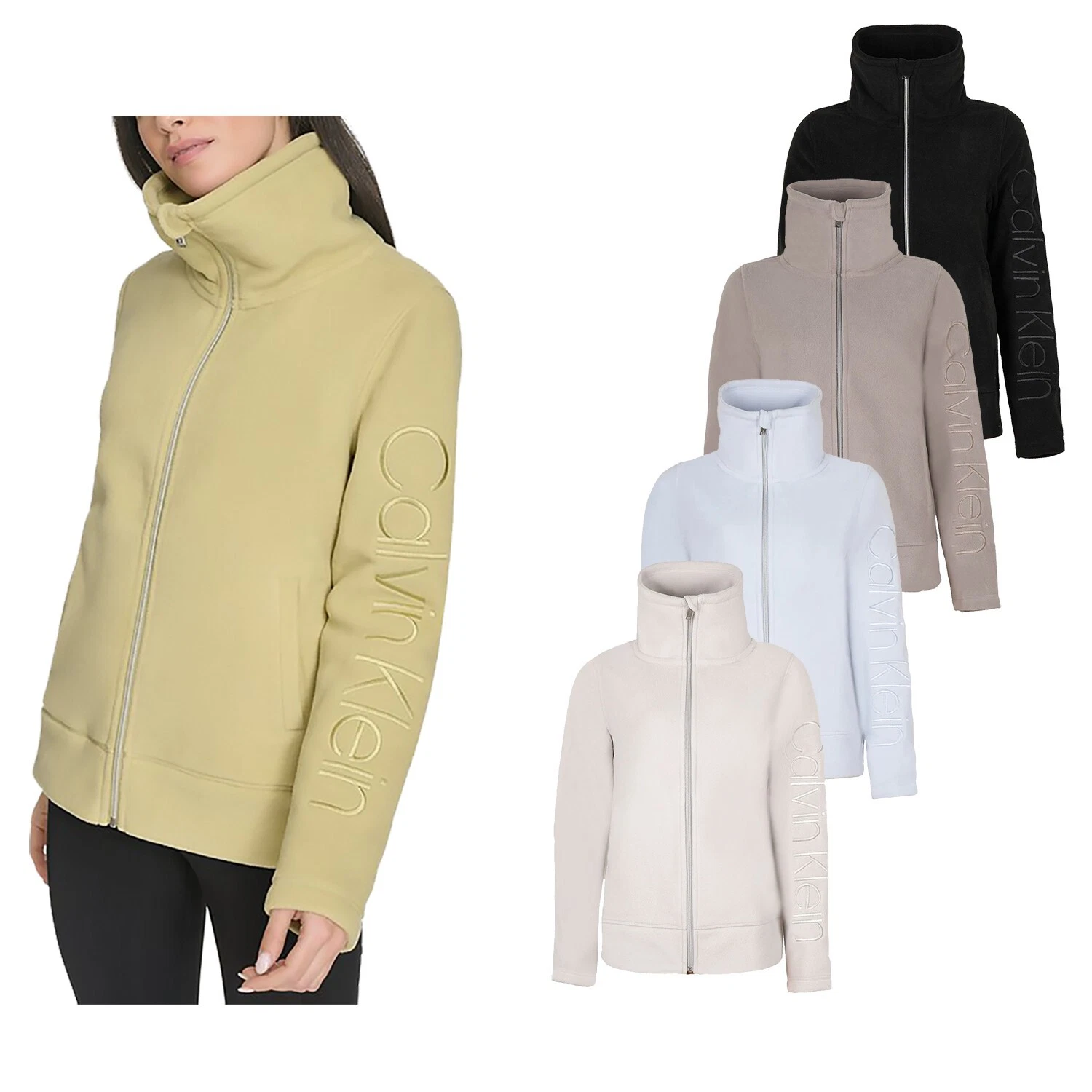 Women's Calvin Klein Performance Tech Fleece Full Zip Jacket