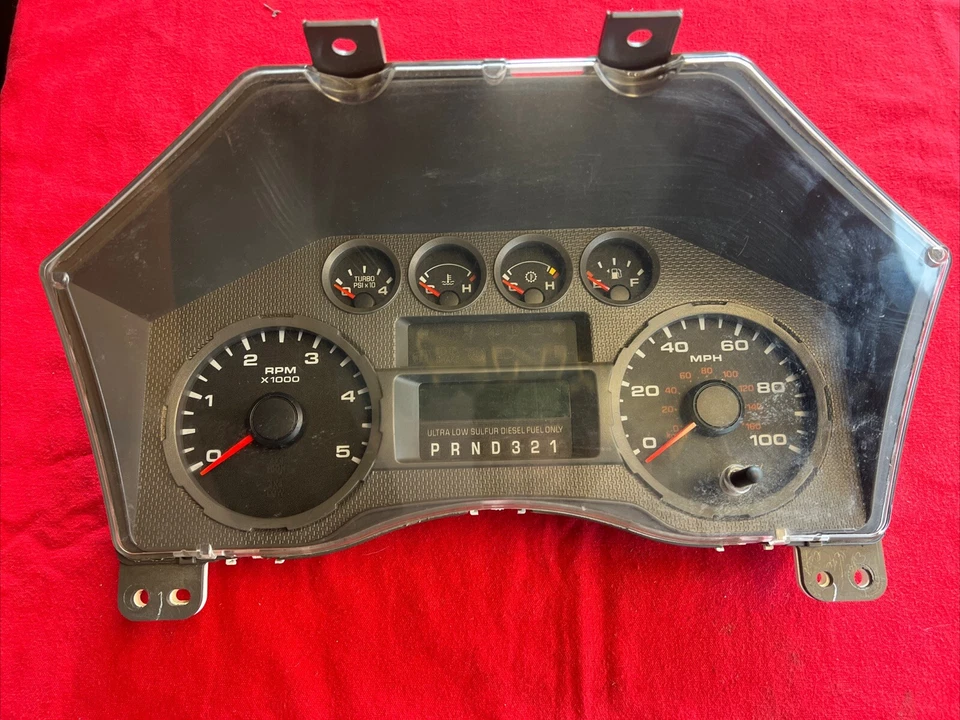 Cuadro de instrumentos diésel Ford F250 F350 F450 Super Duty 2008-2010 fabricante de equipos originales Foto 3 de 4
