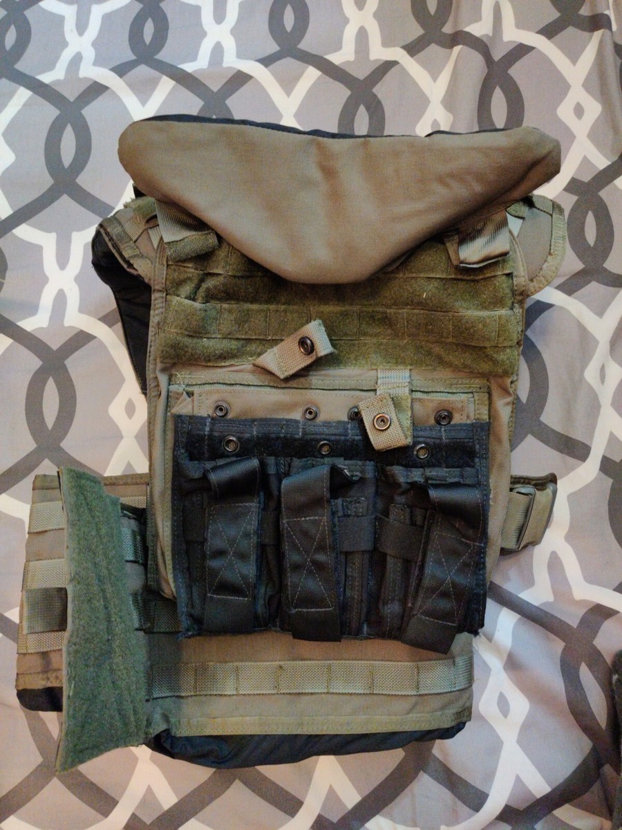 USED MSA Paraclete Old Gen Smoke Green GWOT Plate Carrier AS