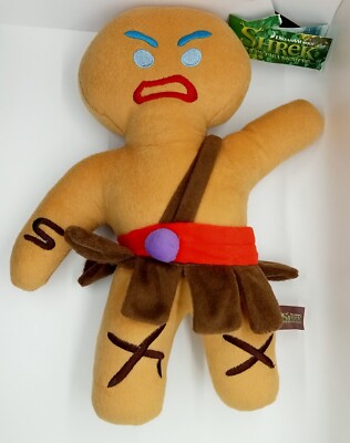 Gingy Lebkuchenmann Krieger Dreamworks Shrek Forever After 12 Zoll Stofftier ETIKETTEN