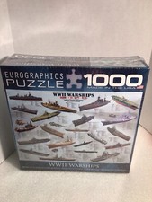 Eurographics WWII World War II Warships1000 Piece Puzzle NEW Sealed