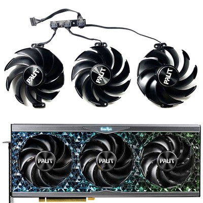 Kühlventilator Kühler Lüfter für PALIT RTX4070tiS 4080 4090GameRock Grafik Karte