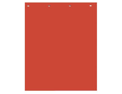Buyers Products 2 Pack Super Durable Red Polymer Mudflaps 24x30 Inch RC30PPR