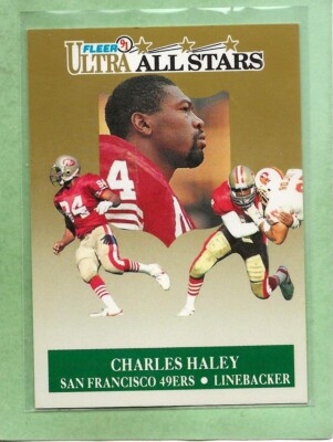 CHARLES HALEY - 1991 Fleer Ultra'' All-Stars'' - #6/10 - 49'ers - MINT - #1