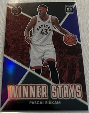 2022-23 Optic Basketball Pascal Siakam Toronto Raptors Winner Stays Purple Prizm
