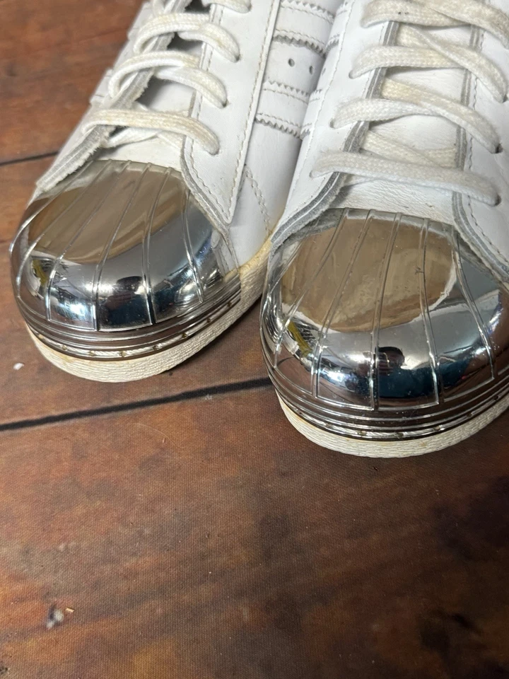 Adidas Superstar 80's metal Toe Shoes Sneakers  Men Sz 7 W Shoes Sz 8 D67592 - Image 4 of 4