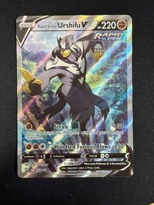 Rapid Strike Urshifu V - 153/163 - Full Art Kampfstile - Pokemon (NM)