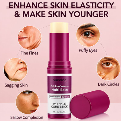 Wrinkle Bounce Multi Balm Firming Moisturizing Facial Body Serum Stick