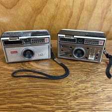 Vintage Kodak Instamatic 100 Cameras Lot Of 2 UNTESTED