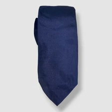 Ryan Seacrest Distinction Men's Blue Solid Silk Tie 59x3