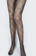 Fashion Mesh Stockings Tights Black Color Letter Style G Sexy Sheer Stocking