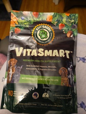 Ruff Greens Vita Smart - Dog Food Topper & Joint Supplement for Dogs - 6.9 oz