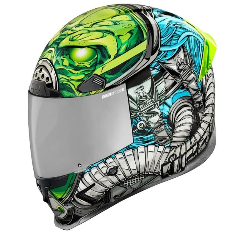 Casco completo de motocicleta de calle Icon Airframe Pro - Elige talla/color Foto 3 de 4