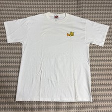 VTG Looney Tunes T Shirt Adult Large White Tweety Bird Embroidered 90s Retro
