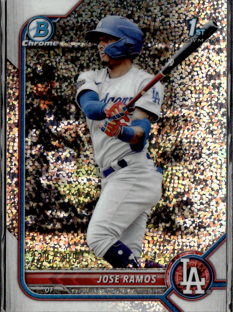 2022 Bowman - Chrome Prospects Jose Ramos #BCP-129 Speckle Refractor /299 (RC)
