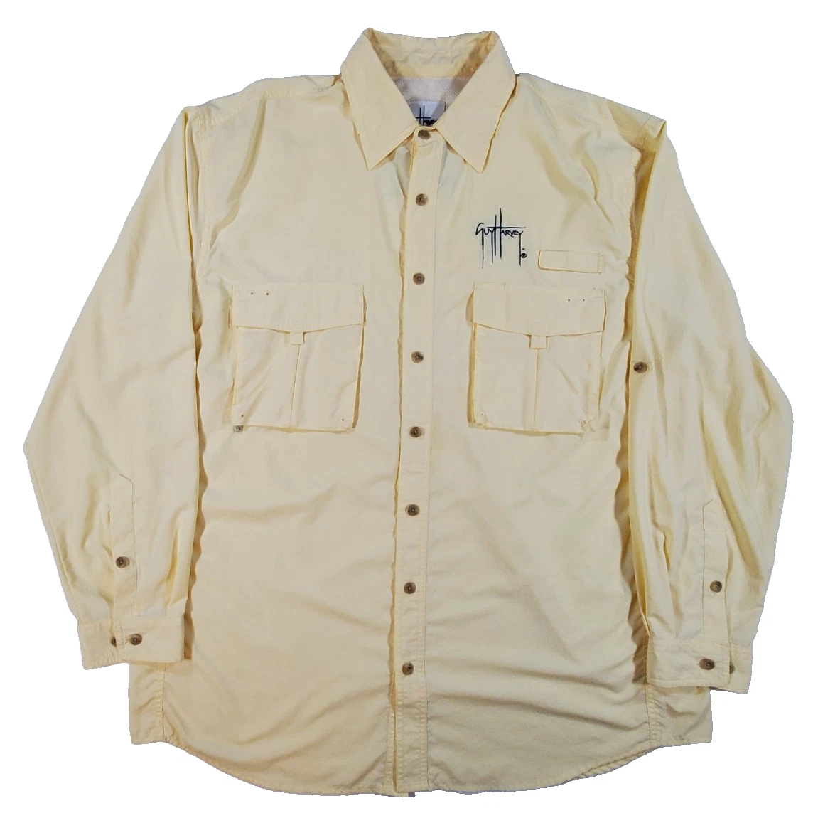 Guy Harvey Mens Large Yellow Fishing Shirt Long Sleeve Button Up Marlin
Opens in a new window or tab