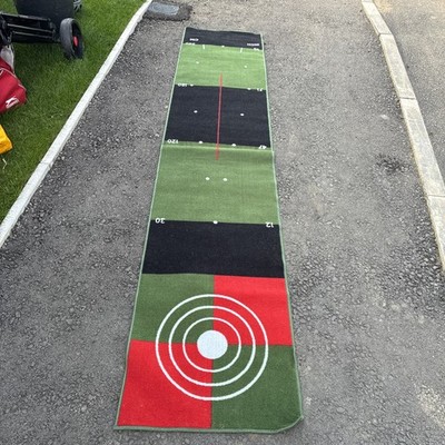 3m Golf Puttingmatte Schlag Training Praxis Tragbar Home Office Indoor Outdoor