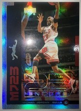 MICHAEL JORDAN 1999 UD MASTER MOVES MJ23 ENCORE HOLO INSERT M7 RARE MASSIVE BV$