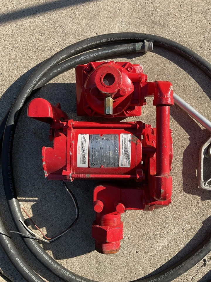 Original Gasboy Fuel Transfer Pump 1/3 hp, 20 gpm, 115V AC, 50 psi USA made - Image 3 of 4