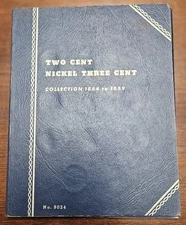 1864-1889 Two Cent Nickel Three Cent Album Brand New Whitman #9024