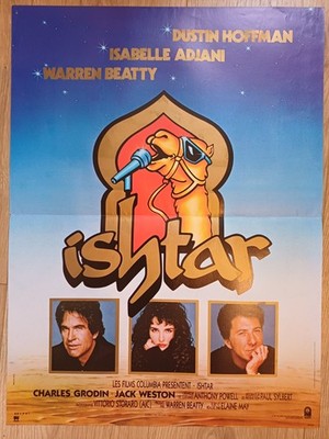 Filmplakat ISHTAR Dustin Hoffman Adjani Warren Beatty 40 x 60 cm