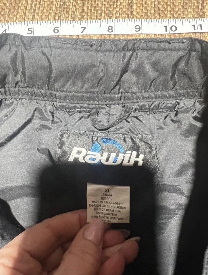Pantalones de esquí Rawik negros para hombre XL cintura elástica bolsillos entrepierna 29 nieve Foto 4 de 4