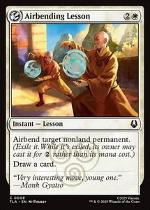 Airbending Lesson (008) Avatar: The Last Airbender MTG Common