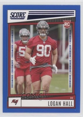 2022 Score Rookies Showcase 86/100 Logan Hall #359 Rookie RC 0kr0