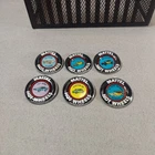 Lot of 6 Vintage 1967-1969 Mattel Hot Wheels Redline Metal Collector Buttons